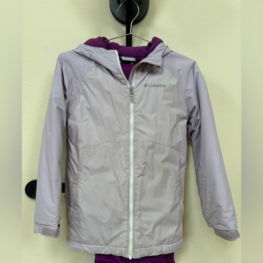 Columbia Girls' Light Purple Winter Jacket